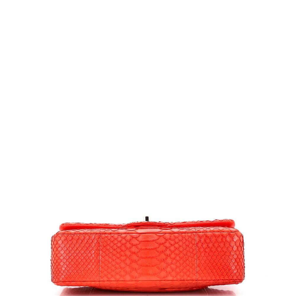 Chanel Classic Double Flap Bag Python #222847C43B - image 4